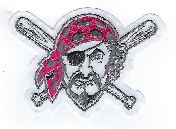 Pittsburgh Pirates Mothers Day Pink Sleeve Jersey Patch