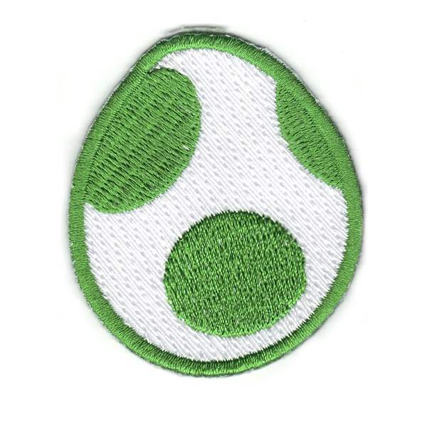 Nintendo Super Mario World Yoshi Egg Embroidered Iron on