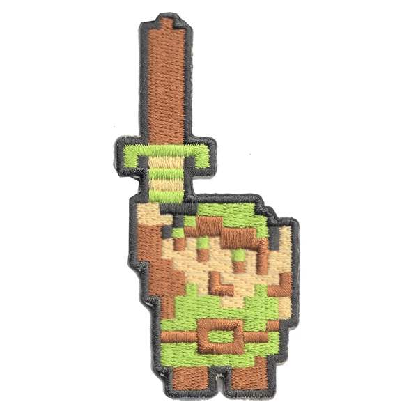 Nintendo The Legend Of Zelda Link With Sword 8bit Embroidered Iron On Patch 642896211018 Ebay