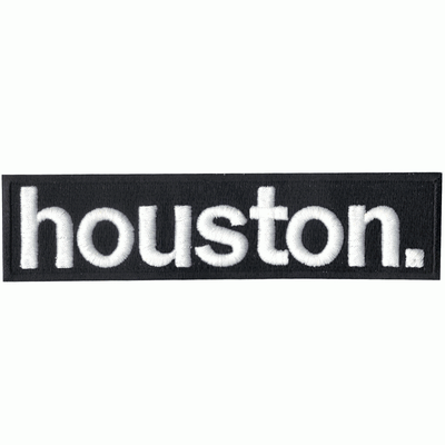 City Of Houston Texas Puff Raised Box Logo Embroidered Iron On Patch 642896218000 Ebay