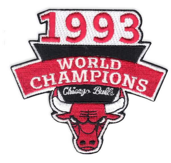1993 Chicago Bulls Nba Finals Champions Embroidered Basketball