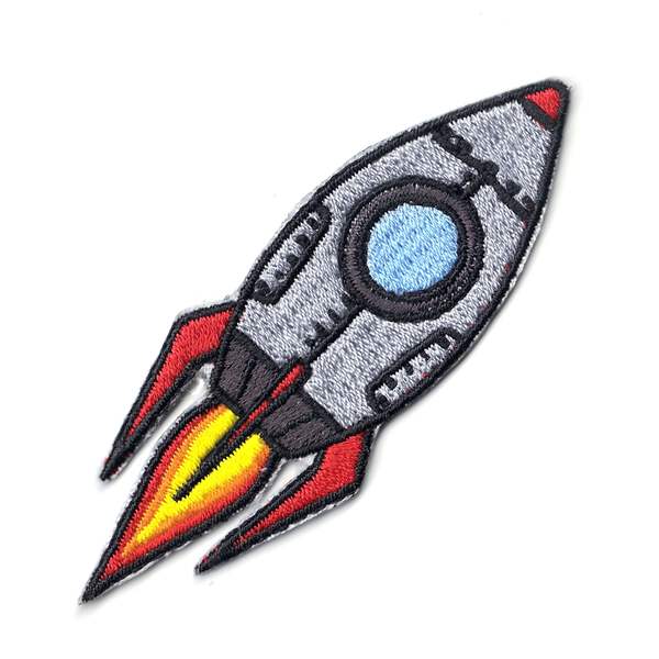 Space Rocket Ship Emoji Logo Embroidered Iron On Patch 638126362919 Ebay