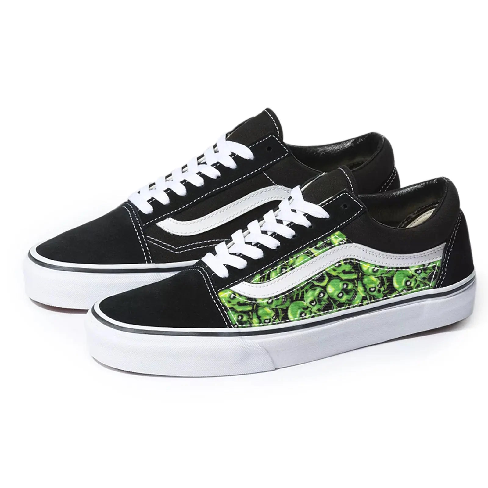 vans green skull