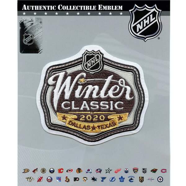 2020 Nhl Winter Classic Embroidered Patch Dallas Texas Predators