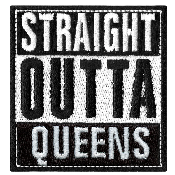 Straight Outta NOLA Embroidered Iron On Patch