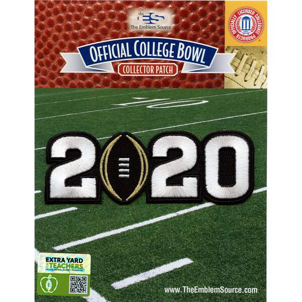 2020 College National Championship Game Jersey Patch Lsu Tigers