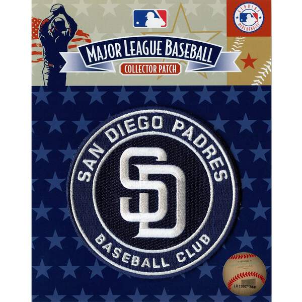 San Diego Padres 12 Primary Team Baseball Club New Logo Round Patch Jersey Mlb Ebay