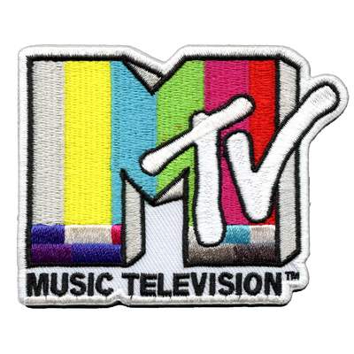 Amazon | MTV Music Television American Flag Filled Logo