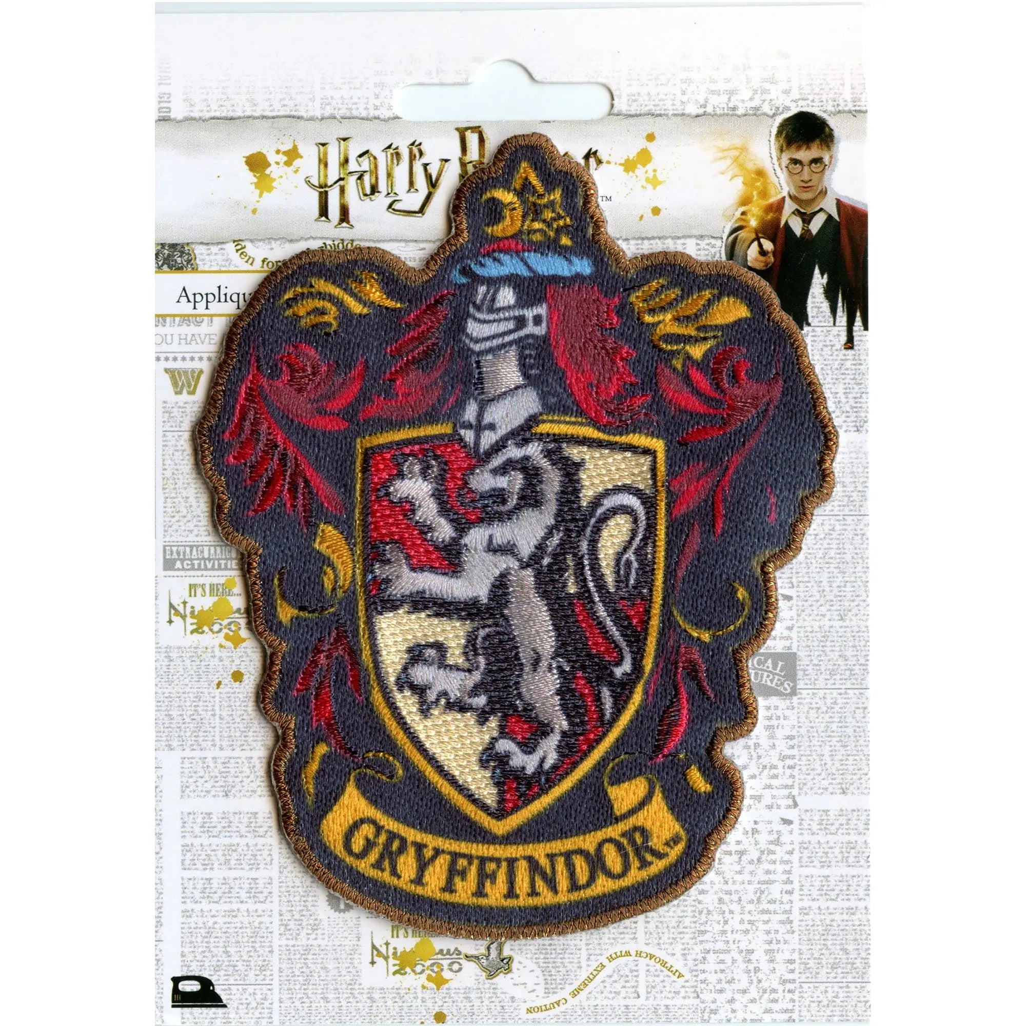 Harry Potter Gryffindor Crest Sublimated Embroidered Iron On Patch 192887004148 | EBay