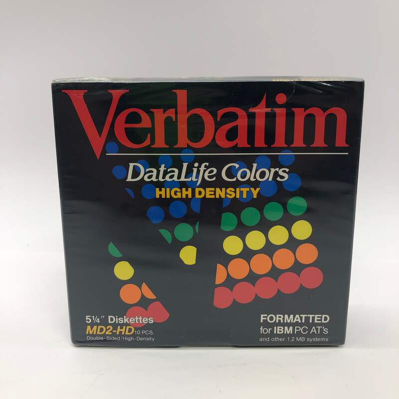New Verbatim MD2-HD DataLife Colors 5.24