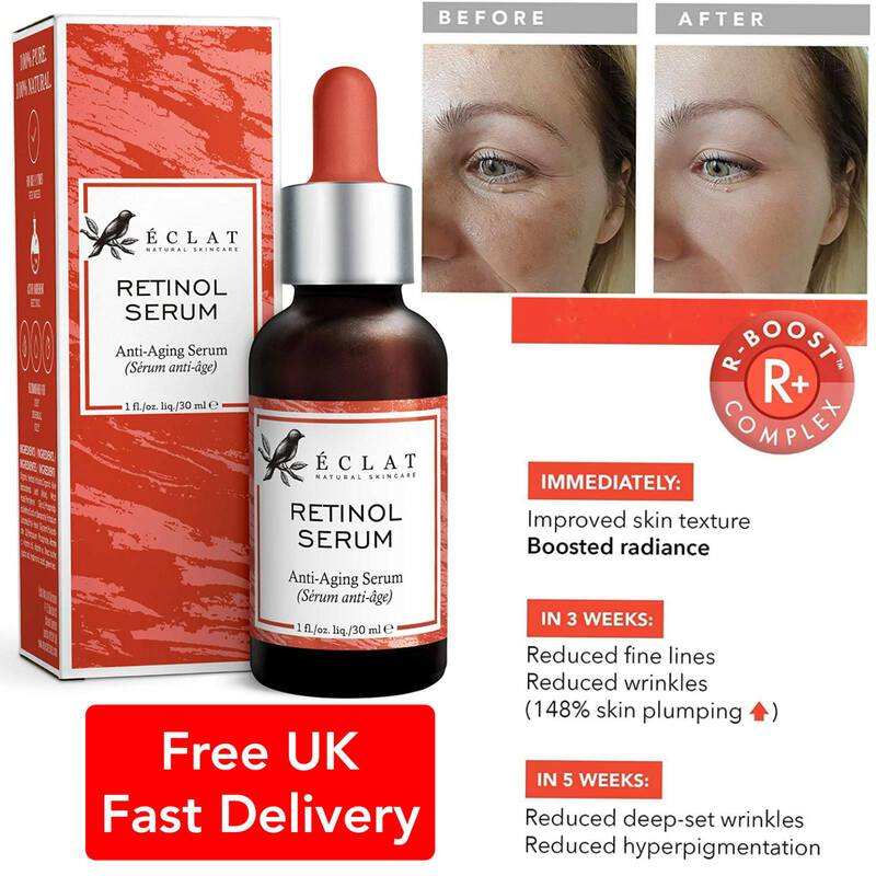 Eclat Natural Skincare Anti Ageing Retinol Serum 30ml 2 5 Vagen Uk Stock Ebay