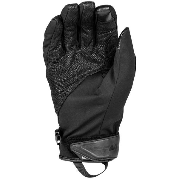 Fly Racing Title Long Cuff Snowmobile Gloves - Black - 371