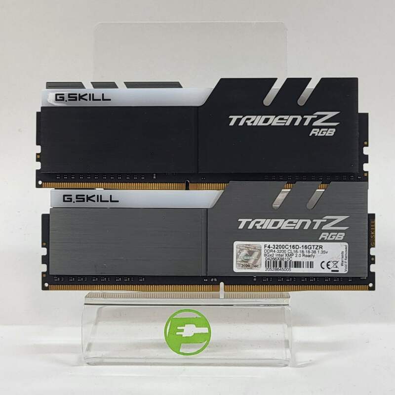 G.Skill Trident Z RGB 16GB (2x8GB) RAM DDR4 3200MHz F4-3200C16D