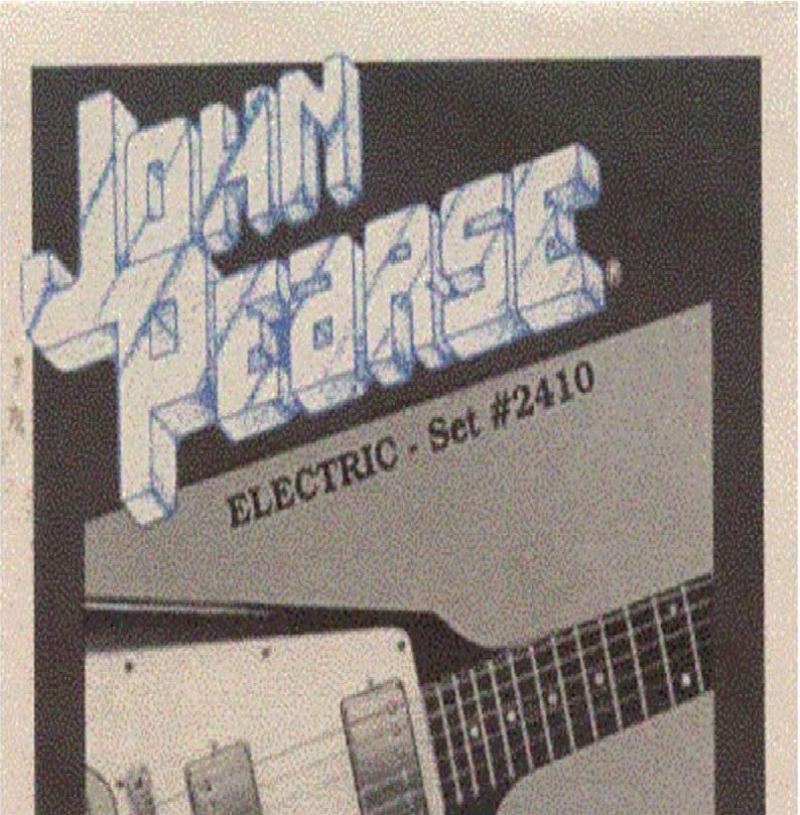 John Pearse Electric Guitar Strings - 2410 John Pearse Super E Z Bend Nickel Wound Electric Guitar String Set Custom 633687124112 Ebay