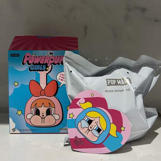 Bubbles - CRYBABY × Powerpuff Girls Series-Vinyl Face Plush by