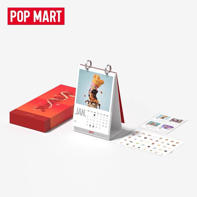 POP MART 特典カレンダー2025 Pop Mart Calendar - 2025 | eBay