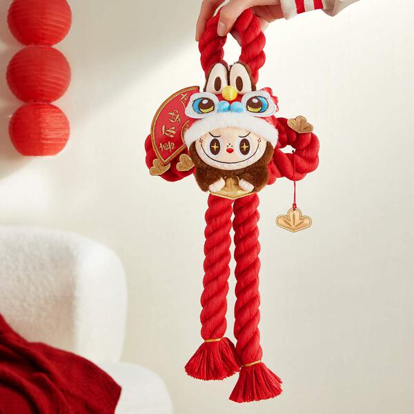 LABUBU Wealthy Snake's New Year Celebration Plush Door Decoration