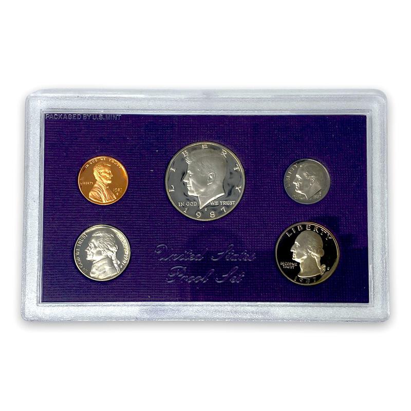 1987 S Proof Set U.S. Mint Original Government Packaging OGP