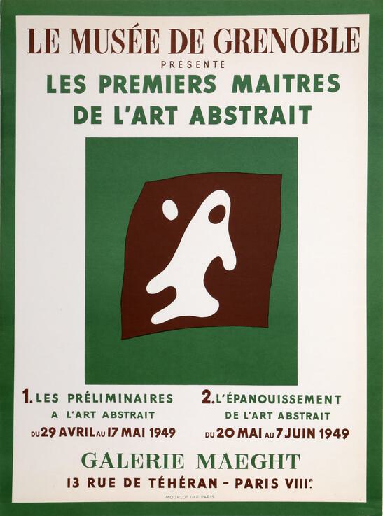 Jean Arp, Le Musee de Grenoble - De l