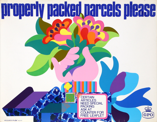 Dick and Pamela Negus, GPO - Properly Packed Parcels Please (Flowers ...