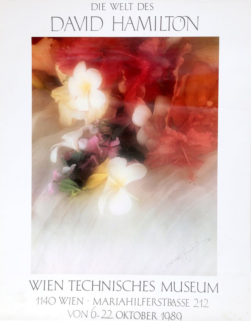 David Hamilton, Wien Technisches Museum, Poster, signed in pencil
