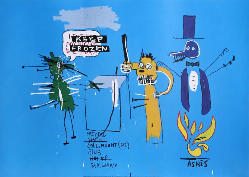 Jean-Michel Basquiat, The Dingoes That Park Their Brains with