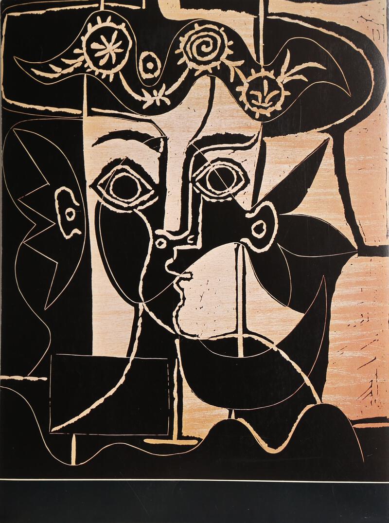 Pablo Picasso、FEMME AU CHAPEAU、海外版希少レゾネ Pablo Picasso - 1962 Femme au chapeau | Pablo picasso art