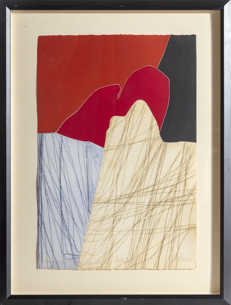 Gilou Brillant, Untitled 23, Aquatint and etching, signed, dated
