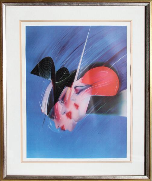 Pater Sato, Space Stirs, Lithograph, signed and numbered in pencil