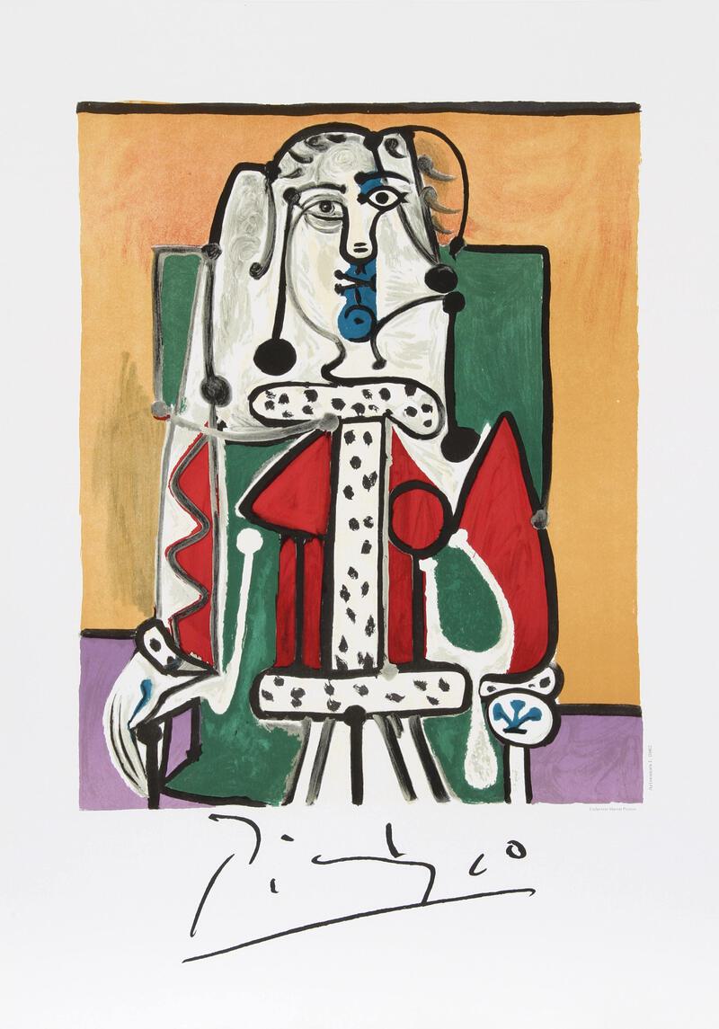 Pablo Picasso, Femme dans un Fauteuil, Lithograph | eBay