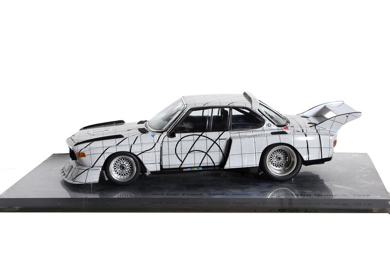 Frank Stella, 1976 BMW 3.0 CSL Turbo Group 5, Diecast Replica; 1