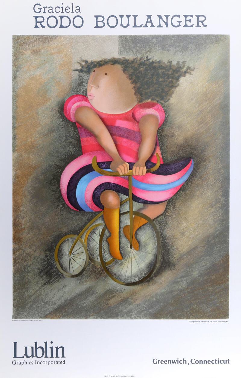 Rodo Boulanger 自転車に乗る少女たち Graciela Rodo Boulanger, Lublin - Girl on Bicycle, Poster | eBay