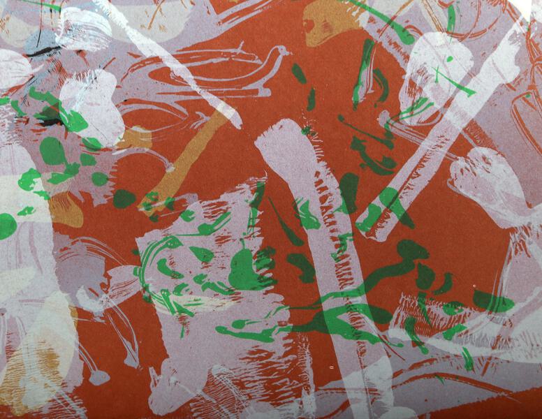Jean-Paul Riopelle, Derriere Le Miroir #171 (1), Lithograph on