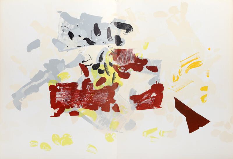 Jean-Paul Riopelle, Derriere Le Miroir #171 (3), Lithograph on