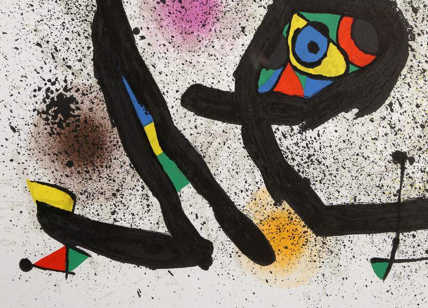 Joan Miro, Sculptures (M. 950), Lithograph on BFK Rives, signed in