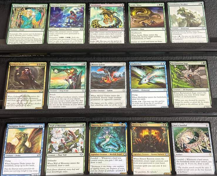 Custom Commander Deck*** Yarok, the Desecrated - Landfall - EDH MTG Magic