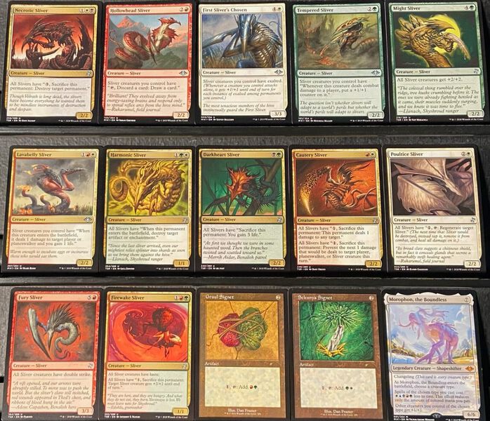 Custom Commander Deck*** Morophon, the Boundless - Slivers - EDH