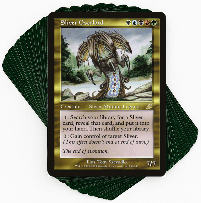 Custom Commander Deck*** Sliver Overlord - Slivers - EDH MTG
