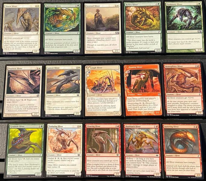 Custom Commander Deck*** Sliver Legion - Slivers - EDH MTG