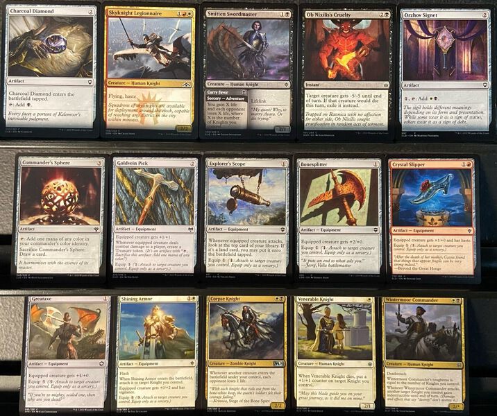 mtg syr gwyn commander deck Custom Commander Deck*** Syr Gwyn, Hero of Ashvale - Knights & Equipment