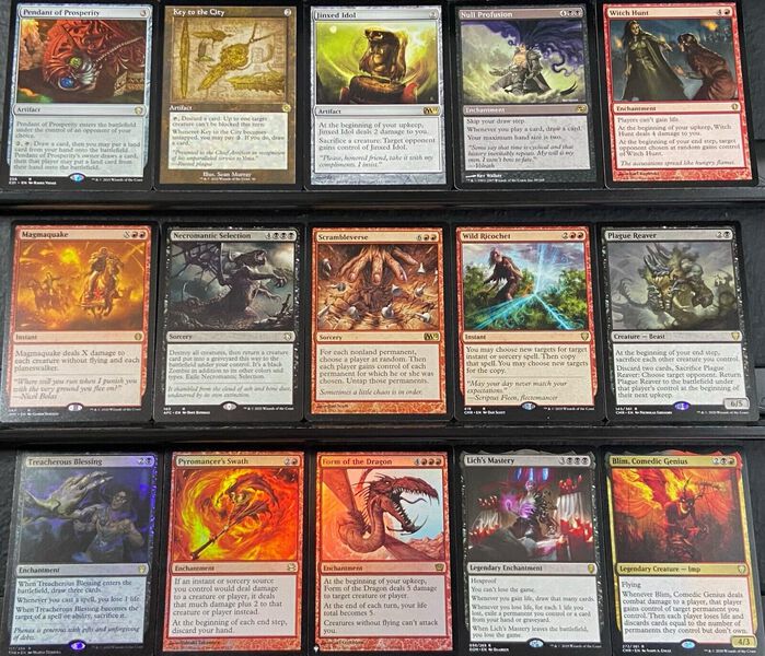 Custom Commander Deck*** Blim, Comedic Genius - Unwanted Gifts