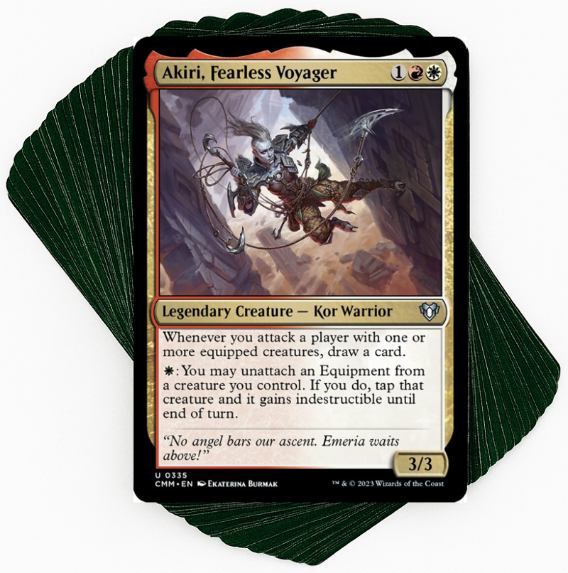 Custom Commander Deck*** Akiri, Fearless Voyager - Equipment - EDH MTG  Magic | eBay