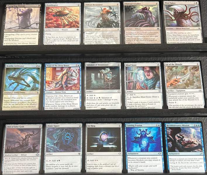 Custom Commander Deck*** Satoru Umezawa - Eldrazi Ninjas - EDH MTG