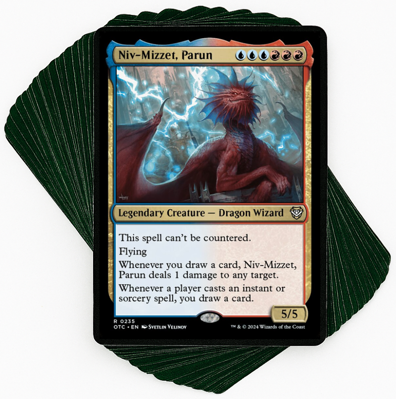 Custom Commander Deck*** Niv-Mizzet, Parun - Card Draw Combo
