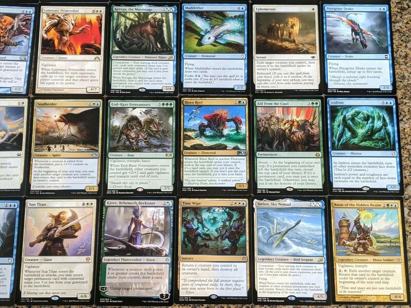 mtg tergrid commander deck MTG Commander Deck EDH Deck Tergrid, God of Fright 100 Magic Cards   Moonveil Games