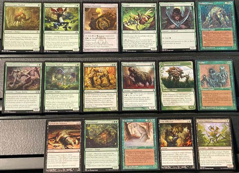 fungus commander deck mtg Magic the Gathering Custom Commander Deck*** Thelon of