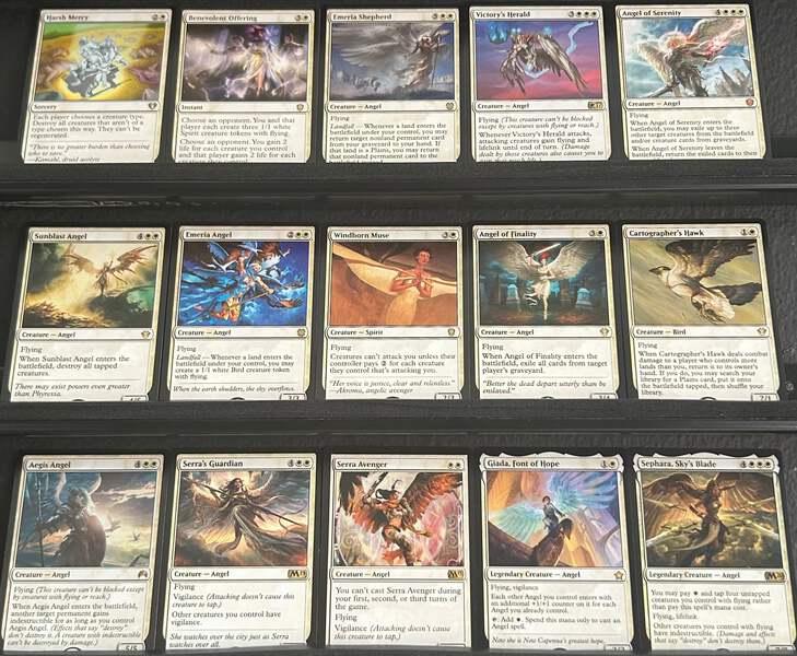Custom Commander Deck*** Sephara, Sky's Blade - Angels - EDH MTG