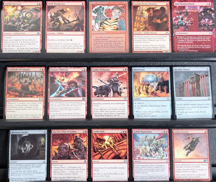 Custom Commander Deck*** Krenko, Mob Boss - Goblins - EDH MTG