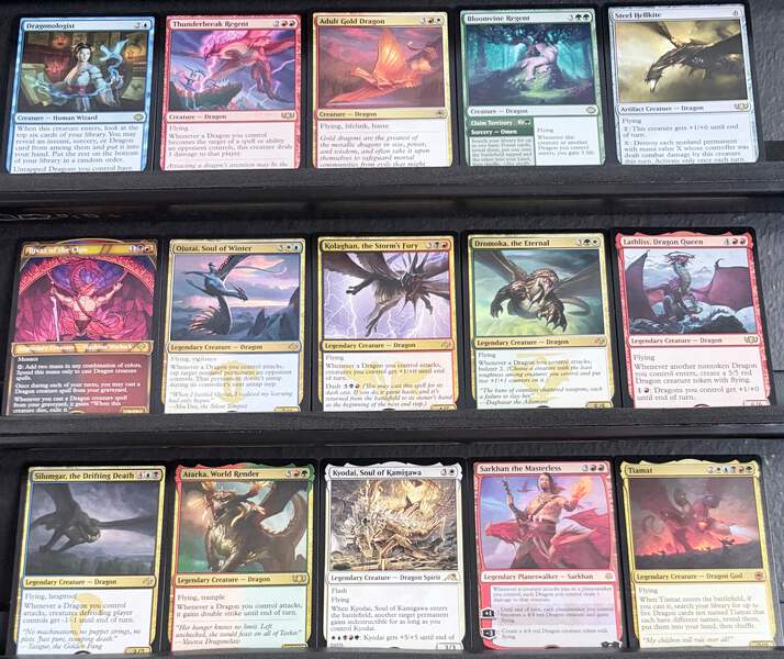 mtg rainbow dragon commander deck Elite - 5 Color - The Ur-Dragon - EDH cEDH - 100 Card - Custom Magic The Gathering Deck Scion of the Ur The Ur-Dragon Dragon Tribal Five-Color