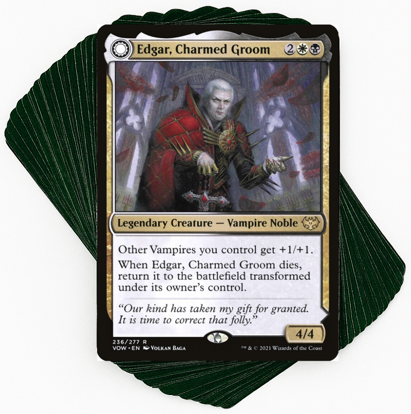 Edgar Charmed Groom Deck Edgar, Charmed Groom Vampire Commander Deck -  Custom Lifegain EDH MTG Deck Near Mint Lifegain Strategy
